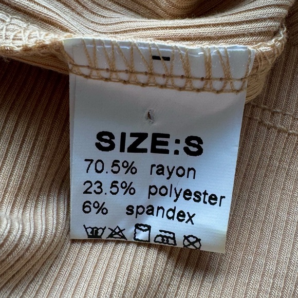 Plain Crop Tank Top, size S - Picture 3 of 3